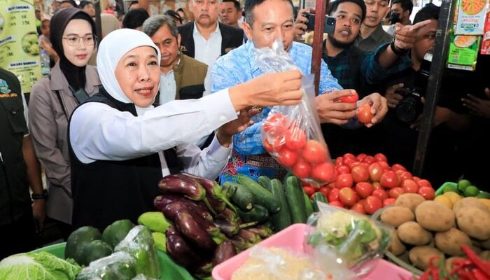 Khofifah Apresiasi Konsep Pasar Tradisional dan Sentra Kuliner Terpadu di Klojen Malang